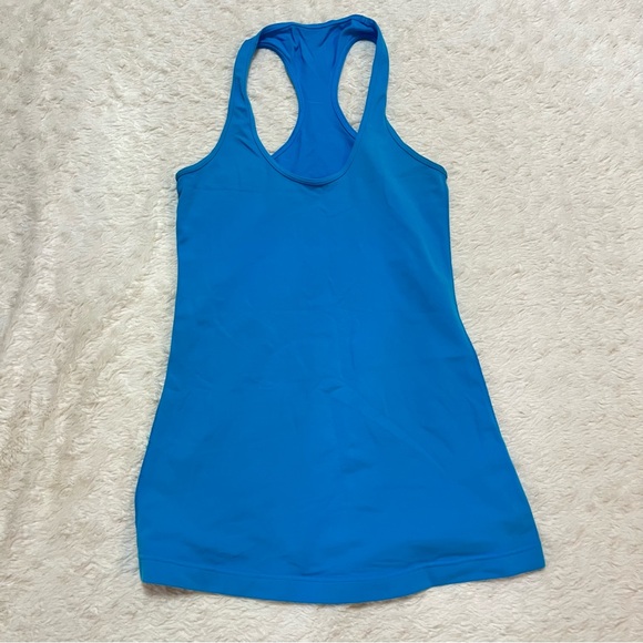Lululemon Tank Top Blue Razorback - Picture 2 of 3
